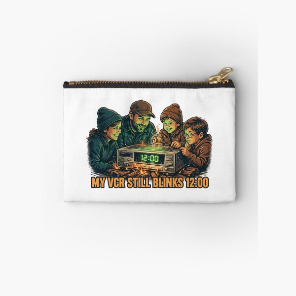 Item preview, My VCR Still Blinks 12:00 Funny Gen X Shirt designed and sold by Hearth & Hue.