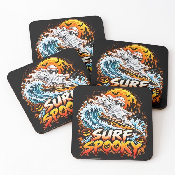 Item preview, Halloween Spooky Surfing Ghost – Funny Surfer Design designed and sold by PolgaCraft.