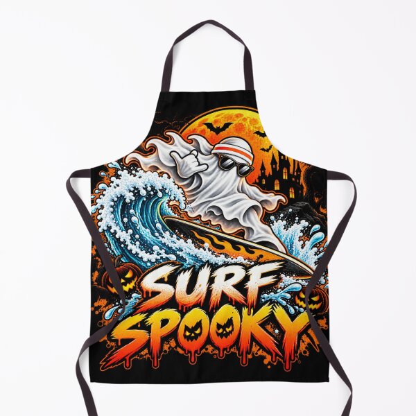 Item preview, Halloween Spooky Surfing Ghost – Funny Surfer Design designed and sold by PolgaCraft.