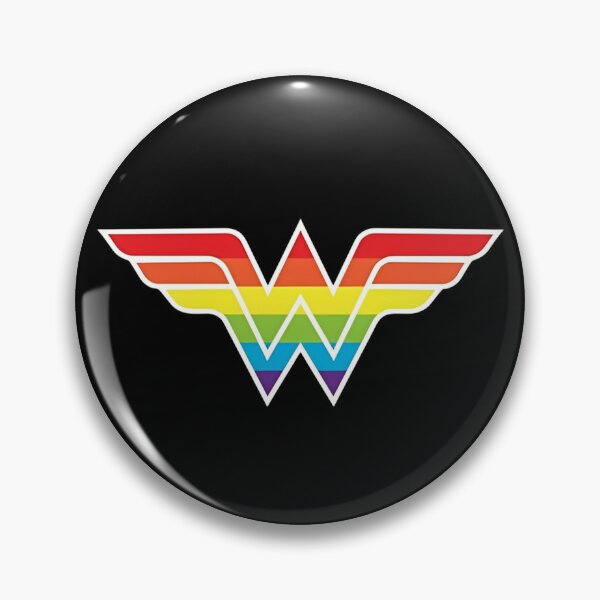 Item preview, Wonder Woman Rainbow Pride Logo designed and sold by Bohepa.