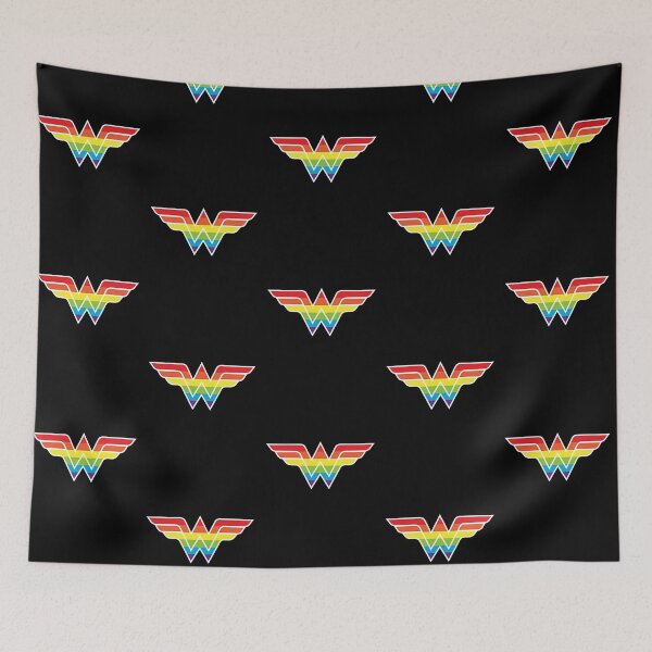 Item preview, Wonder Woman Rainbow Pride Logo designed and sold by Bohepa.