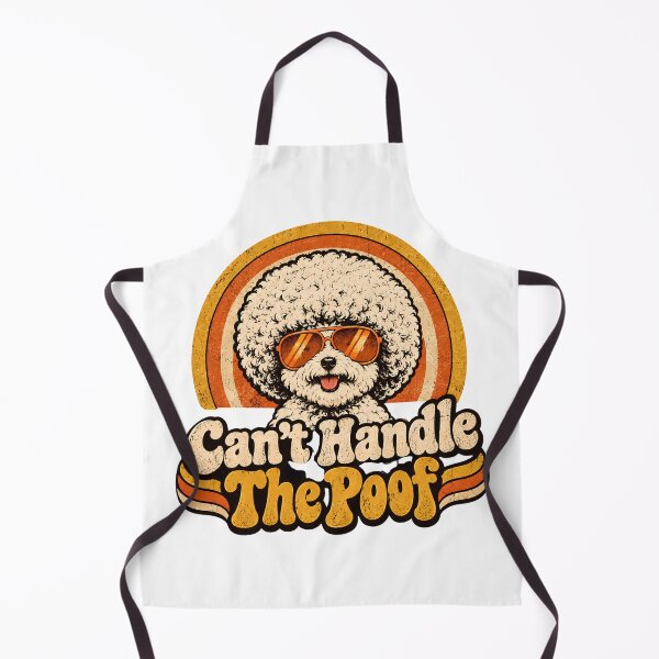 Item preview, Can't Handle the Poof Funny Bichon Frise Vintage Retro 70s Dog designed and sold by NovivoPrints.