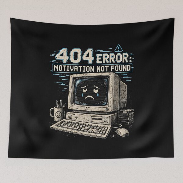 Item preview, 404 Error Motivation Not Found designed and sold by fairmont-press.