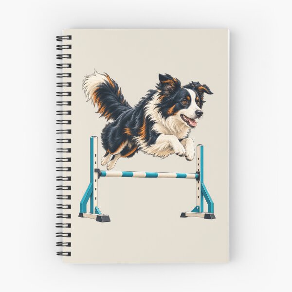Item preview, Border Collie Agility Jump – Dog Sports Illustration designed and sold by astersgraphics.