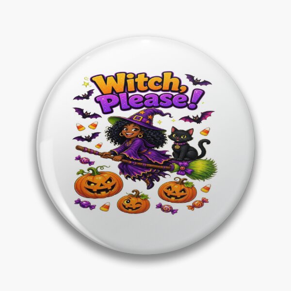 Item preview, Witch Please Black Witch Broomstick Flying Cat Halloween T-Shirt designed and sold by Sushikidsntoddlers.