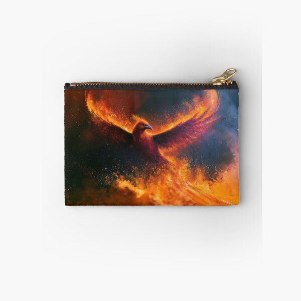 Item preview, A magnificent Phoenix rising from blazing volcanic flames, Fantasy & Mythological Creatures designed and sold by CDC40.