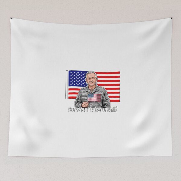 Item preview, Veteran with Flag and Quote designed and sold by NiftyWrx.
