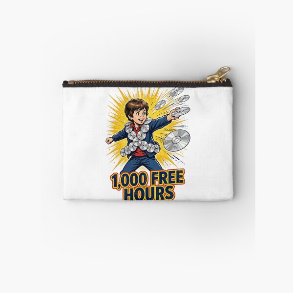 Item preview, 1,000 Free Hours Funny Gen X Shirt designed and sold by Hearth & Hue.
