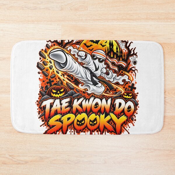 Item preview, Halloween Spooky Tae Kwon Do Ghost – Funny Martial Arts Design designed and sold by PolgaCraft.