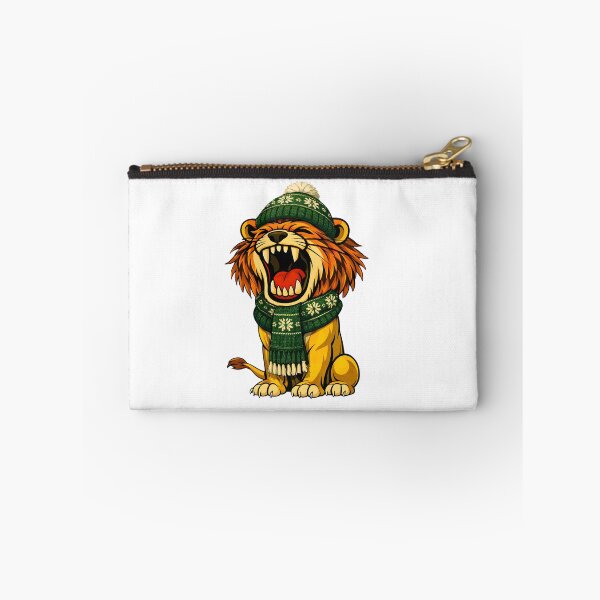 Item preview, Christmas Roaring Lion Winter Beanie and Scarf designed and sold by ROARSOME DESiGNS.