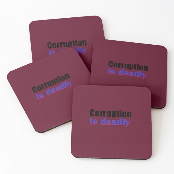 Item preview, Corruption Is Deadly to Communities  designed and sold by annenambiro.