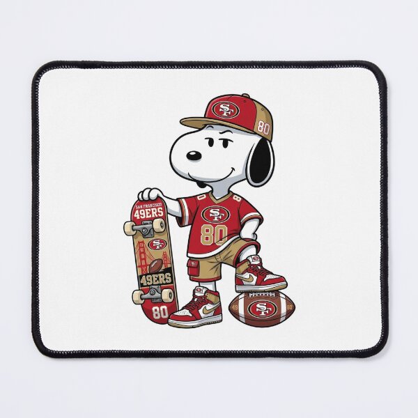 Item preview, Snoopy San Francisco Football Skater Fan Art designed and sold by gaygamonzo.
