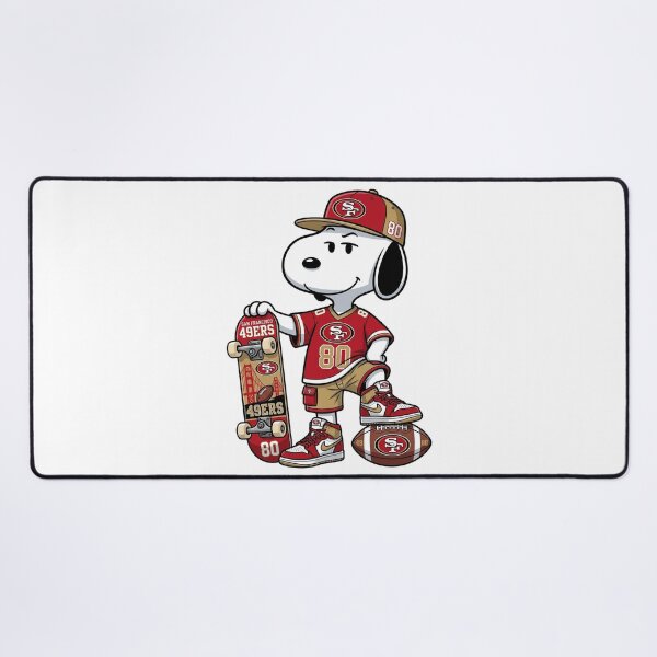 Item preview, Snoopy San Francisco Football Skater Fan Art designed and sold by gaygamonzo.