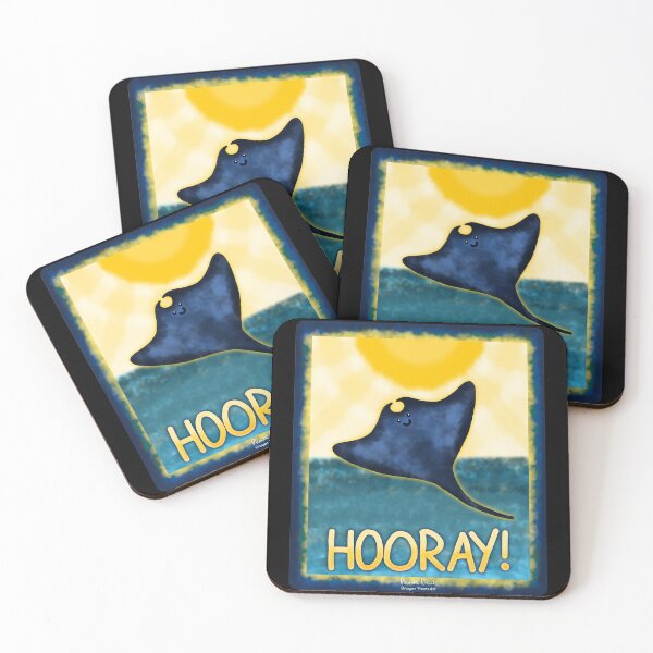 Item preview, Hooray! (on black) designed and sold by dragonthorn-art.