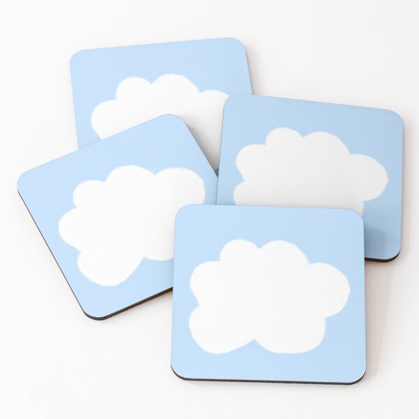 Item preview, Simple White Cloud Shape Illustration designed and sold by tammist.