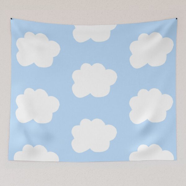 Item preview, Simple White Cloud Shape Illustration designed and sold by tammist.