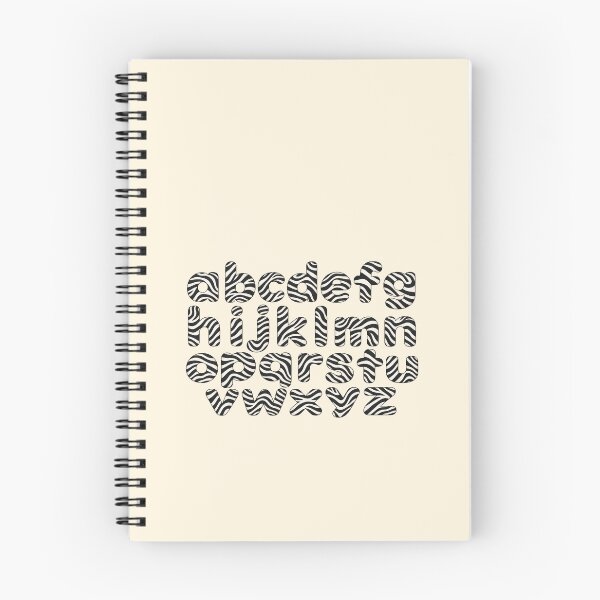 Item preview, Lowercase Zebra Alphabet a–z – Animal Print Letters PNG designed and sold by annenambiro.
