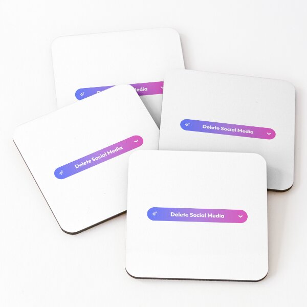 Item preview, Digital Detox – Delete Social Media Modern Button designed and sold by AnnSign.