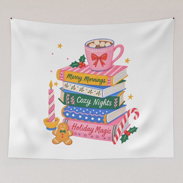 Item preview, Booked For Christmas Books Lover Bookish Xmas designed and sold by intczoe3982.