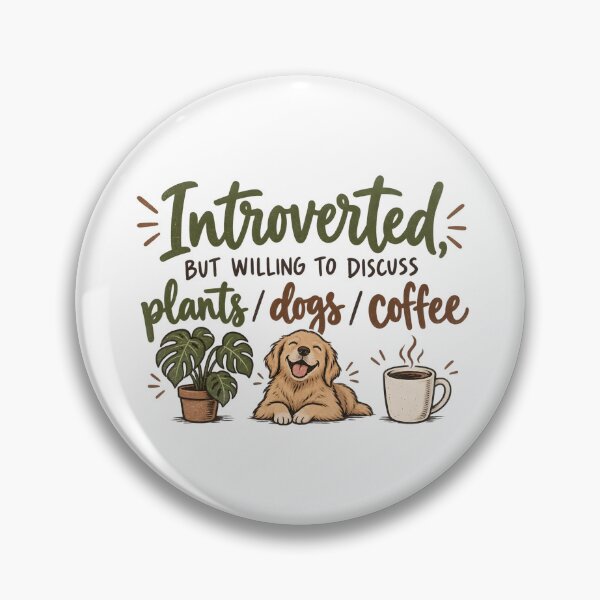 Item preview, Introverted but Willing to Discuss Plant Dogs Coffee designed and sold by a-turner-paint.