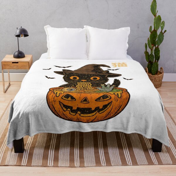 Item preview, Witch Cat Ramen Halloween Art designed and sold by SoyLamderma.