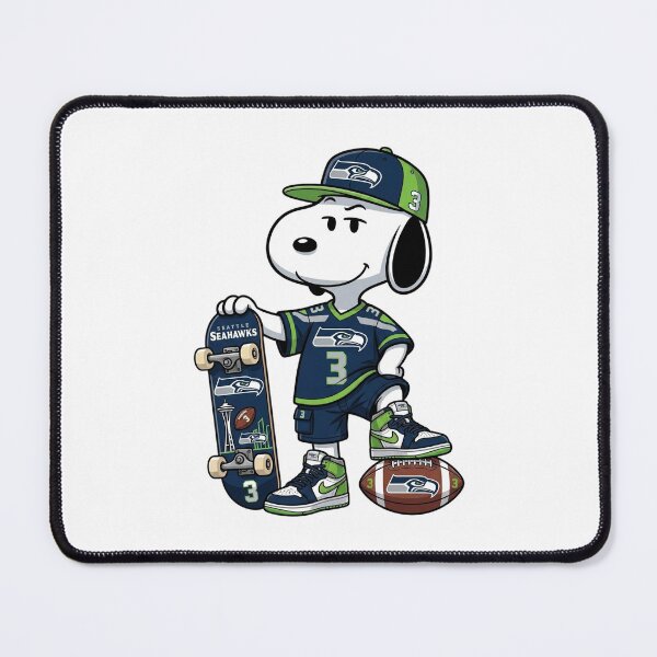 Item preview, Snoopy Seattle Football Skater Fan Art designed and sold by gaygamonzo.