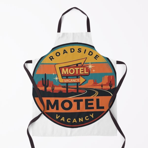 Item preview, Retro Road Trip Motel Sign Vintage Badge Sticker designed and sold by DetourDgn.