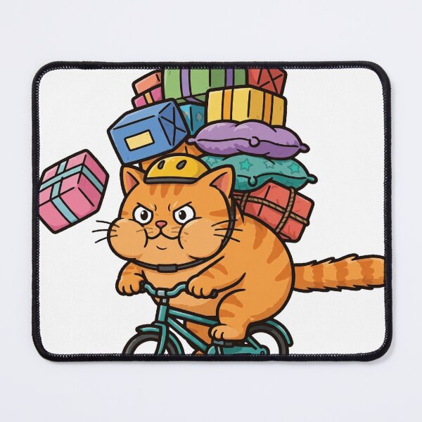 Item preview, Overloaded Delivery Bike Cat designed and sold by Dlvznbm.