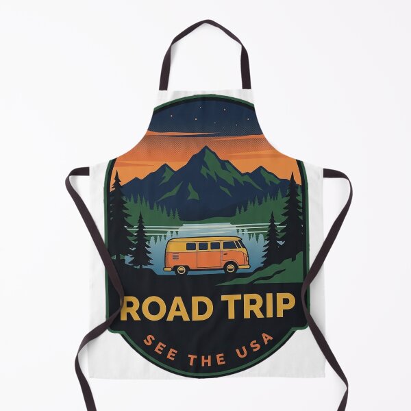 Item preview, Retro Road Trip Camper Van Vintage Badge Sticker designed and sold by DetourDgn.