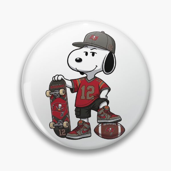 Item preview,  Snoopy Tampa Bay Football Skater Fan Art designed and sold by gaygamonzo.