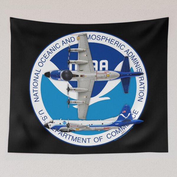 Item preview, NOAA WP-3D Orion Hurricane Hunter Aircraft designed and sold by ASX Research Merch.