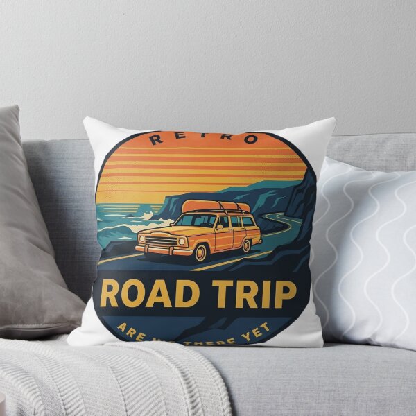 Item preview, Retro Road Trip Coastal Drive Vintage Badge Sticker designed and sold by DetourDgn.
