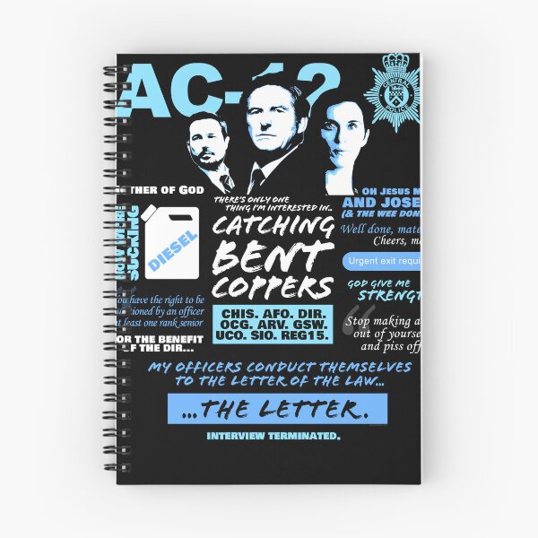 Item preview, Line of Duty Bent Coppers designed and sold by Nerd Shizzle.