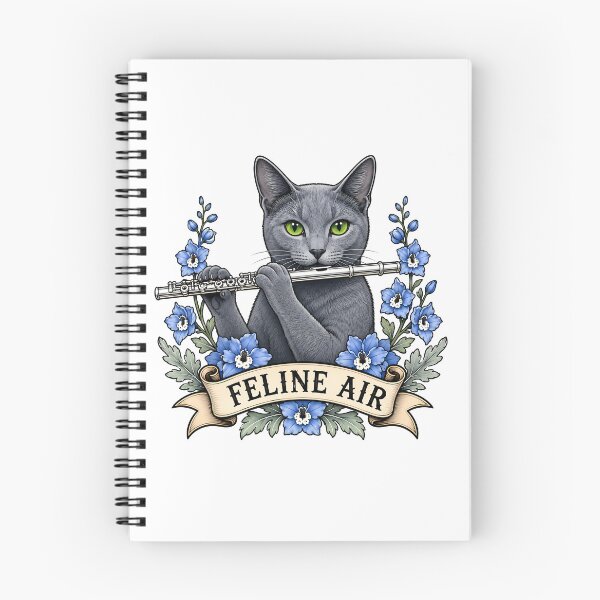 Item preview, Feline Air Cat Flute Music designed and sold by Old's Cool Cat Studio.