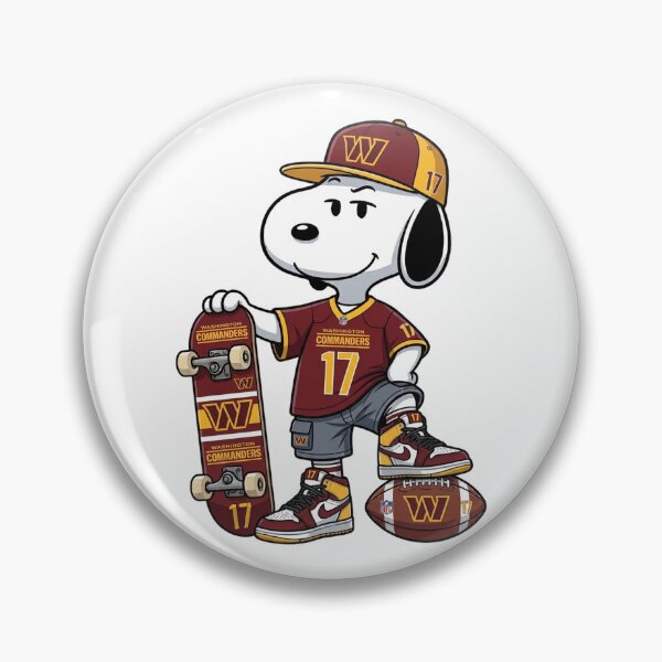 Item preview, Snoopy Washington Football Skater Fan Art designed and sold by gaygamonzo.
