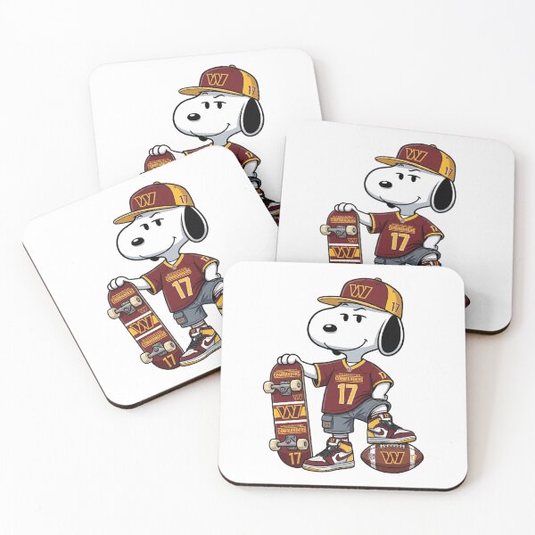 Item preview, Snoopy Washington Football Skater Fan Art designed and sold by gaygamonzo.