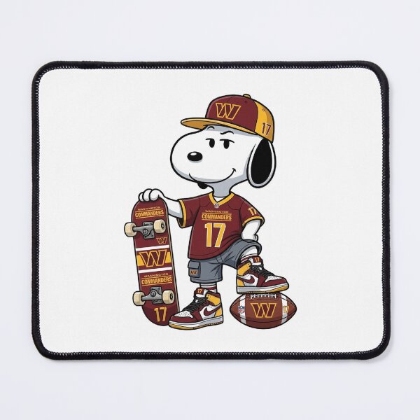 Item preview, Snoopy Washington Football Skater Fan Art designed and sold by gaygamonzo.