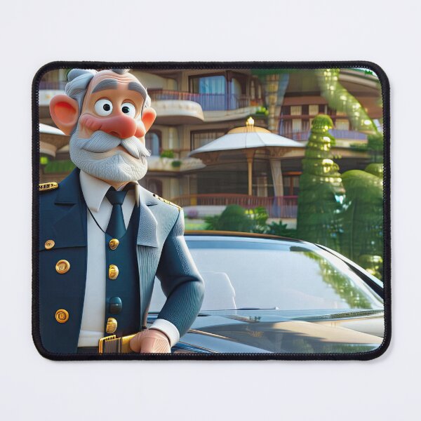 Item preview, Old Fart as a chauffeur designed and sold by Colin Bentham.