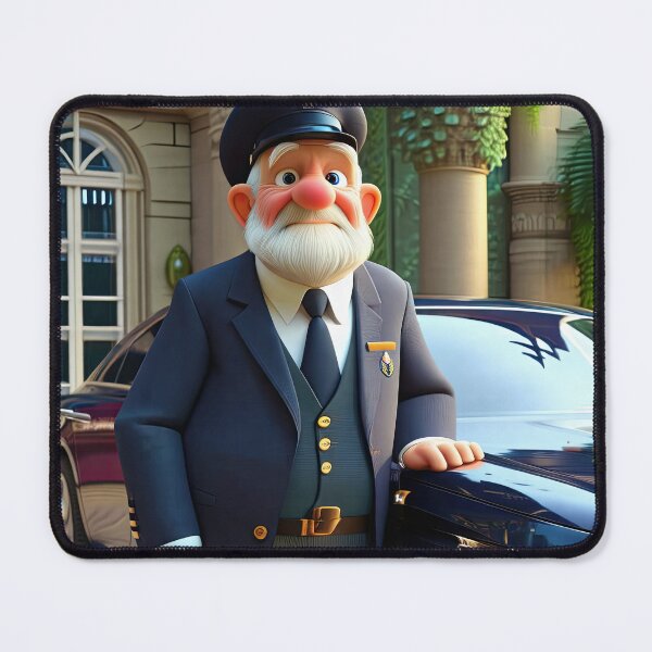 Item preview, Old Fart as a chauffeur designed and sold by Colin Bentham.