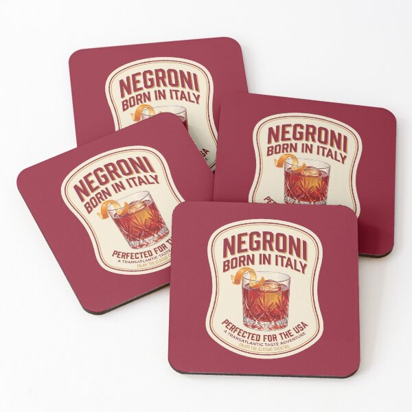 Item preview, Vintage Negroni Cocktail Poster Italian Aperitivo Home Bar Print designed and sold by Cozy-Old-Pub.