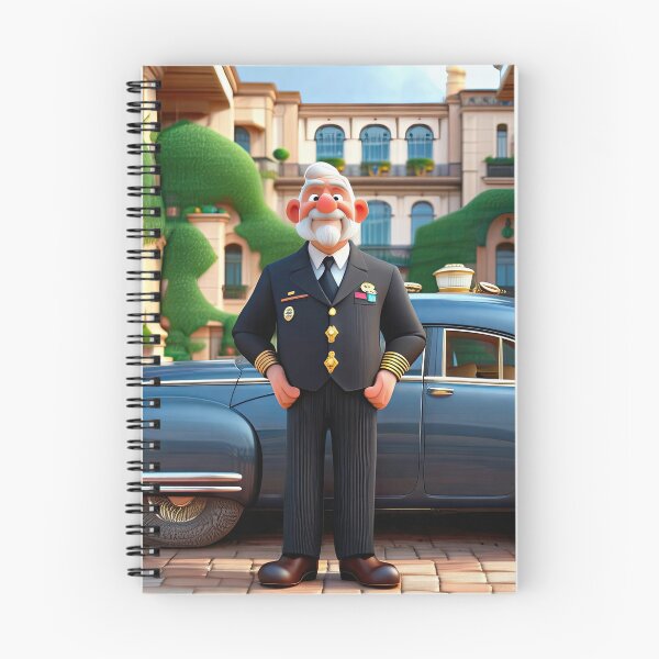 Item preview, Old Fart as a chauffeur designed and sold by Colin Bentham.