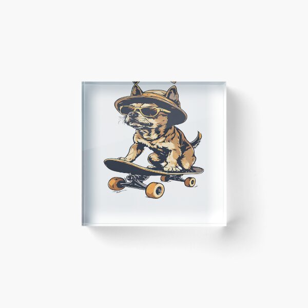 Item preview, cute dog wearing sunglasses vintage cartoon style art T-Shirt designed and sold by Print_This_Out.