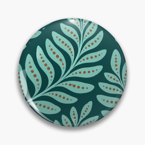 Item preview, Teal Ferns – Botanical Seed Pattern designed and sold by Adela80.