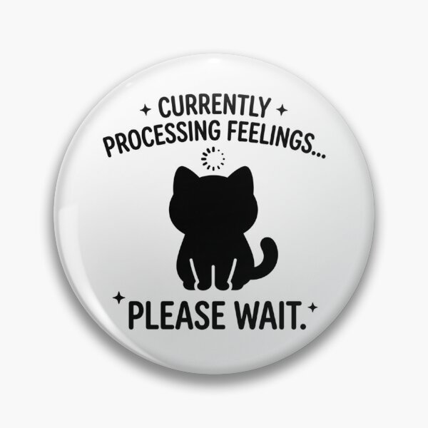 Item preview, Processing... Please Wait - Cat Design designed and sold by RunningWhiskers.