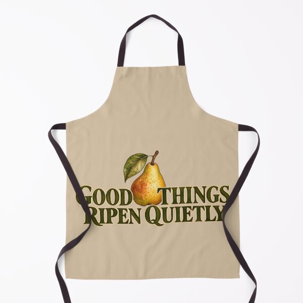 Item preview, Good Things Ripen Quietly — Botanical Pear Illustration designed and sold by VioVibe.