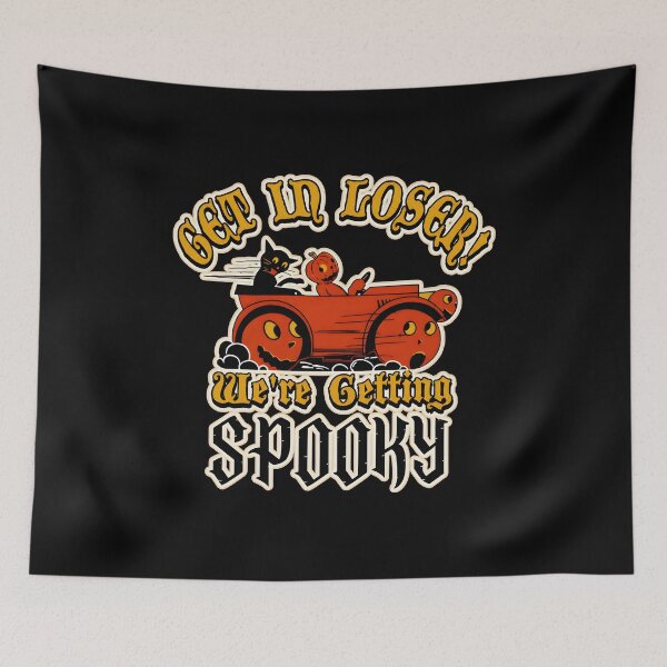 Item preview, Vintage Halloween Spooky Ride Illustration designed and sold by SoyLamderma.