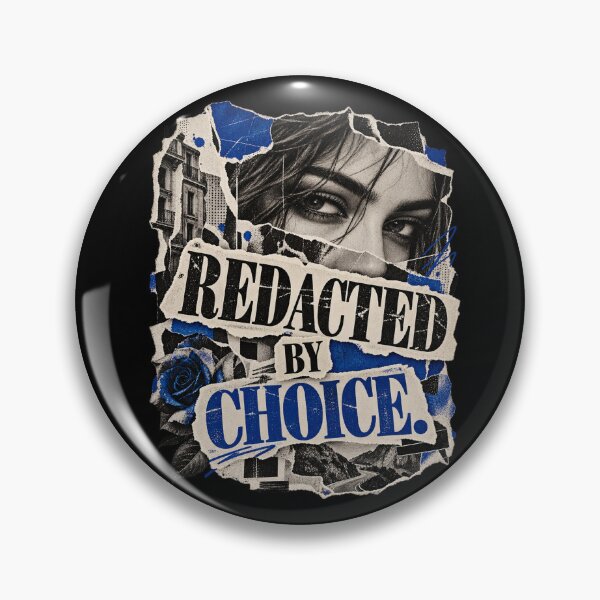 Item preview, Redacted by Choice – Editorial Portrait Collage designed and sold by Anyshca.