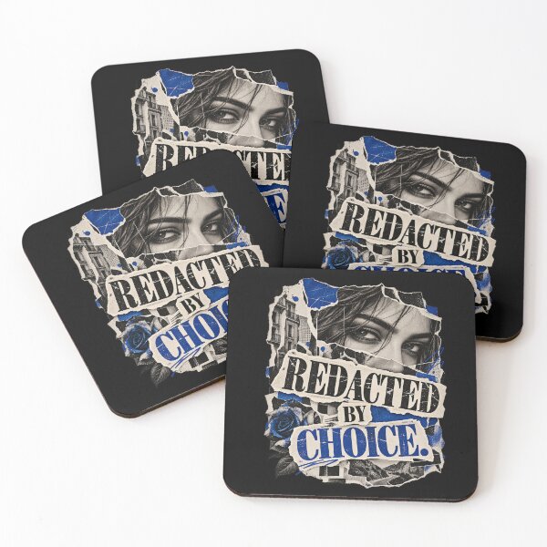 Item preview, Redacted by Choice – Editorial Portrait Collage designed and sold by Anyshca.
