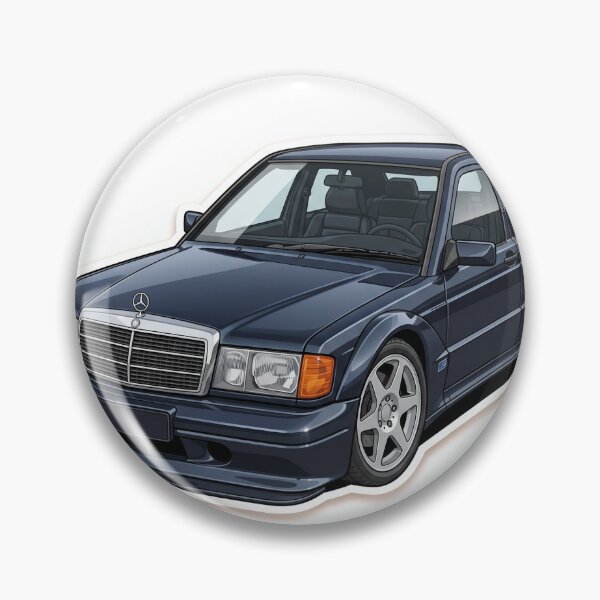 Item preview, 1990 Mercedes-Benz 190E 2.5-16 Evolution II DTM Homologation Blauschwarz Metallic Sticker designed and sold by Fixnovaguide.