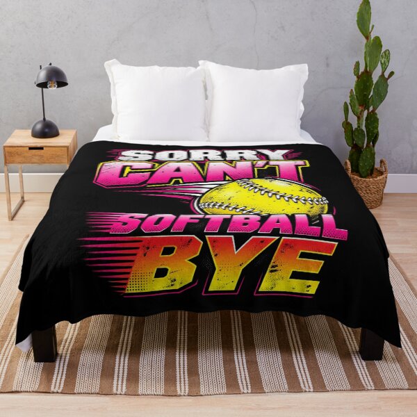 Item preview, Sorry Cant Softball Bye Funny Girls Fastpitch Slogan Graphic designed and sold by lamiarte.